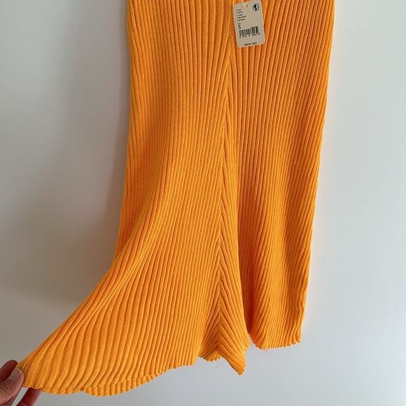 NWT Free People FP Beach Yellow Nola Sweater Romper - Picture 7 of 9